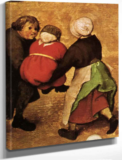 Childrens Games 21`1 By Pieter Bruegel The Elder By Pieter Bruegel The Elder